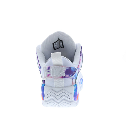 Fila Grant Hill 2 Low Tie Dye Mens White Lifestyle Sneakers Shoes