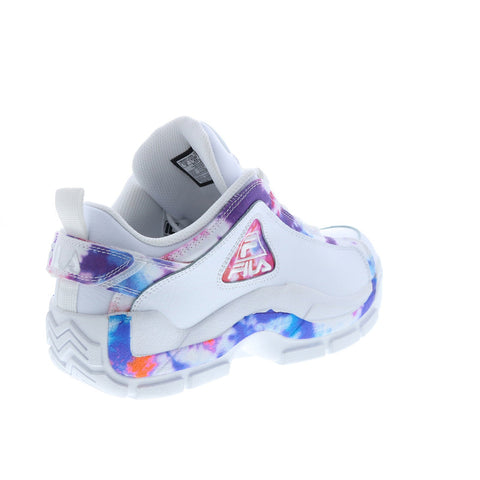 Fila Grant Hill 2 Low Tie Dye Mens White Lifestyle Sneakers Shoes