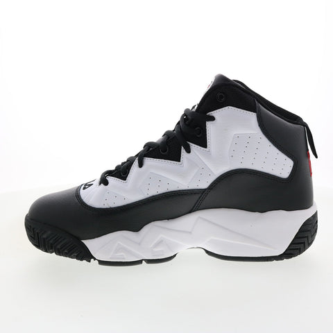 Fila MB 1BM01267-014 Mens Black Leather Lace Up Lifestyle Sneakers Shoes