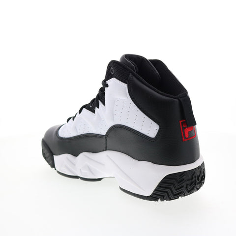 Fila MB 1BM01267-014 Mens Black Leather Lace Up Lifestyle Sneakers Shoes