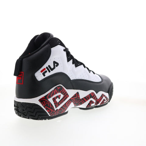 Fila MB 1BM01267-014 Mens Black Leather Lace Up Lifestyle Sneakers Shoes