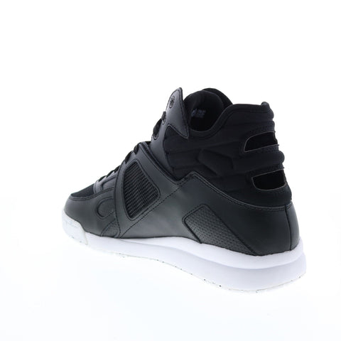 Fila Cage Mid 1BM01273-021 Mens Black Leather Lifestyle Sneakers Shoes