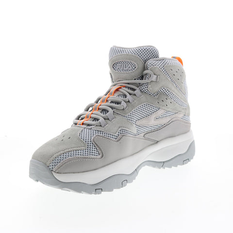Fila Ranger Boot 1BM01277-082 Mens Gray Suede Lace Up Casual Dress Boots