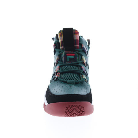 Fila Grant Hill 1 Mens Green Leather Lace Up Athletic Basketball Shoes