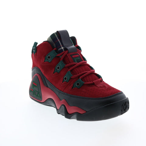 Fila Grant Hill 1 1BM01287-607 Mens Red Leather Athletic Basketball Shoes