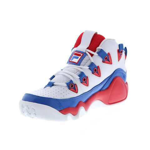 Fila Grant Hill 1 1BM01288-125 Mens White Leather Athletic Basketball Shoes