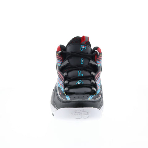 Fila Grant Hill 3 1BM01289-027 Mens Black Leather Athletic Basketball Shoes