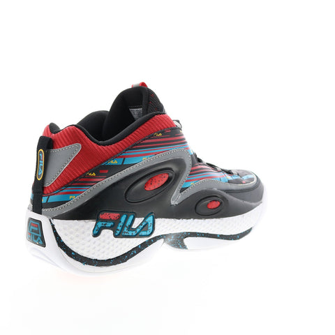Fila Grant Hill 3 1BM01289-027 Mens Black Leather Athletic Basketball Shoes