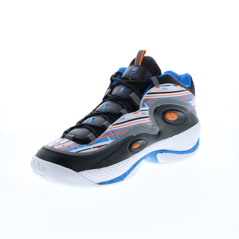 Fila Grant Hill 3 1BM01289-132 Mens Black Leather Athletic Basketball Shoes