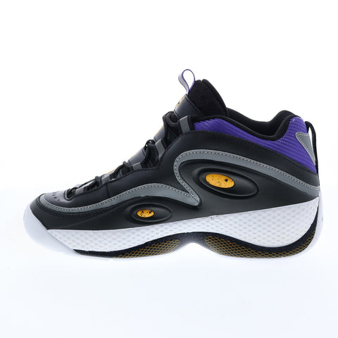 Fila Grant Hill 3 1BM01290-043 Mens Black Leather Athletic Basketball Shoes