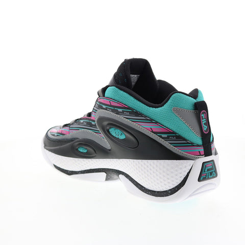 Fila Grant Hill 3 1BM01291-020 Mens Black Leather Athletic Basketball Shoes