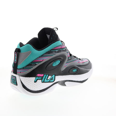 Fila Grant Hill 3 1BM01291-020 Mens Black Leather Athletic Basketball Shoes