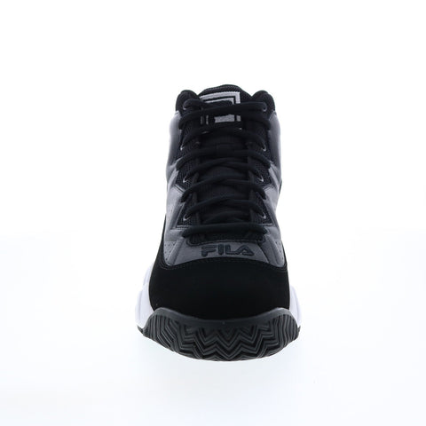 Fila MB Diy 1BM01293-992 Mens Black Leather Lace Up Athletic Basketball Shoes