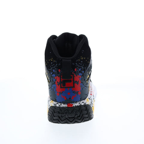 Fila MB Diy 1BM01293-992 Mens Black Leather Lace Up Athletic Basketball Shoes