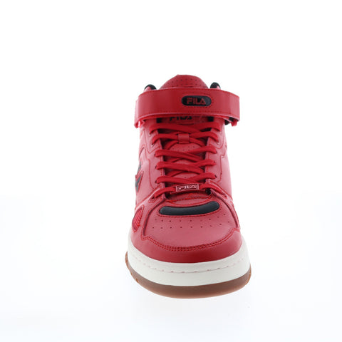 Fila Teratach 600 Mid 1BM01741-602 Mens Red Leather Lifestyle Sneakers Shoes