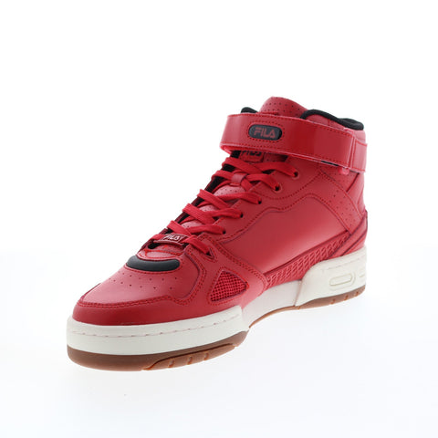 Fila Teratach 600 Mid 1BM01741-602 Mens Red Leather Lifestyle Sneakers Shoes