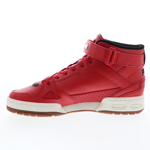 Fila Teratach 600 Mid 1BM01741-602 Mens Red Leather Lifestyle Sneakers Shoes