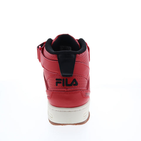 Fila Teratach 600 Mid 1BM01741-602 Mens Red Leather Lifestyle Sneakers Shoes