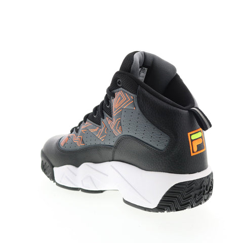 Fila MB 1BM01742-054 Mens Black Leather Lace Up Lifestyle Sneakers Shoes