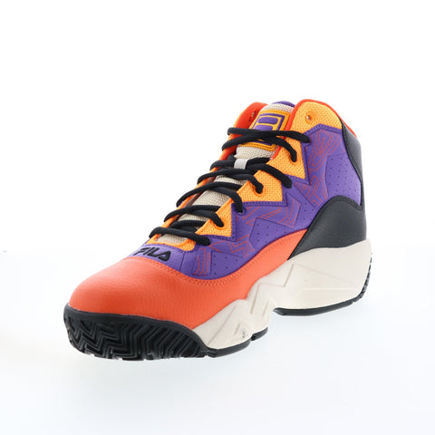 Fila MB 1BM01742-852 Mens Purple Leather Lace Up Lifestyle Sneakers Shoes