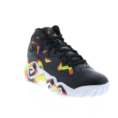 Fila MB 1BM01745-024 Mens Black Basketball Inspired Sneakers Shoes
