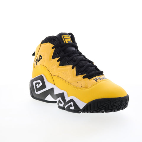 Fila MB Night Walk 1BM01747-702 Mens Yellow Athletic Basketball Shoes