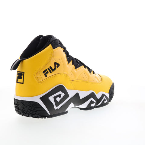 Fila MB Night Walk 1BM01747-702 Mens Yellow Athletic Basketball Shoes