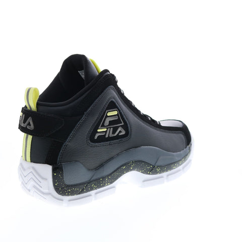 Fila Grant Hill 2 Mens Black Leather Lace Up Athletic Basketball Shoes