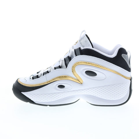 Fila Grant Hill 3 1BM01756-115 Mens White Leather Athletic Basketball Shoes