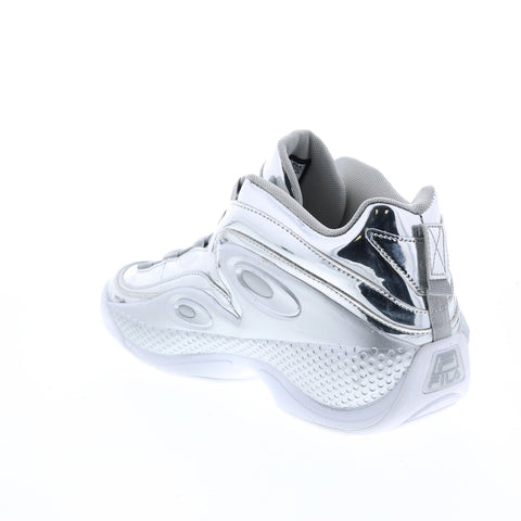 Fila Grant Hill 3 Metallic Mens Silver Synthetic Athletic Basketball Shoes