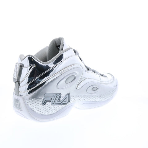 Fila Grant Hill 3 Metallic Mens Silver Synthetic Athletic Basketball Shoes