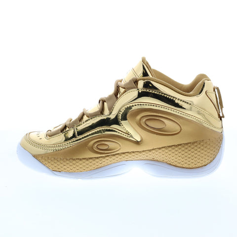 Fila Grant Hill 3 Metallic Mens Gold Synthetic Athletic Basketball Shoes
