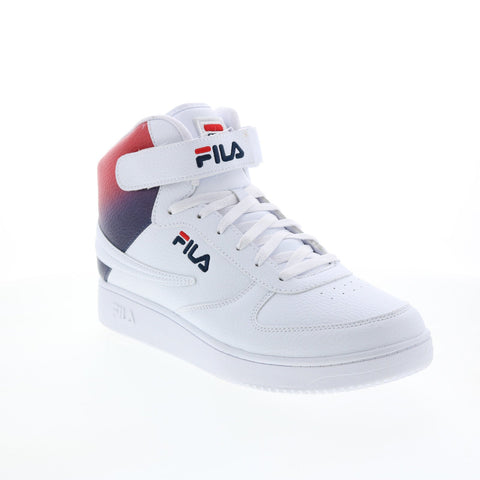 Fila A-High Fade 1BM01764-125 Mens White Synthetic Lifestyle Sneakers Shoes
