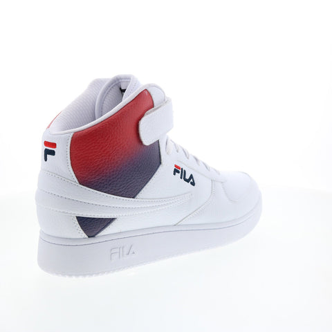 Fila A-High Fade 1BM01764-125 Mens White Synthetic Lifestyle Sneakers Shoes