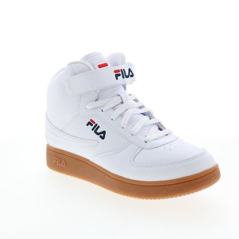 Fila A-High Gum 1BM01765-156 Mens White Synthetic Lifestyle Sneakers S Ruze Shoes