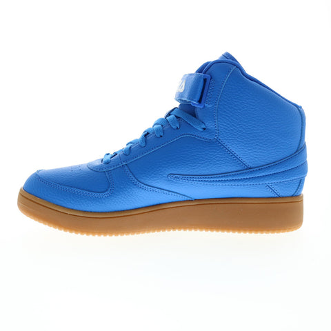 Fila A-High Gum 1BM01765-475 Mens Blue Leather Lifestyle Sneakers Shoes