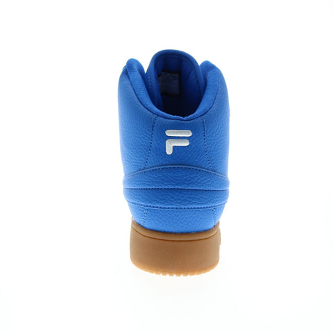 Fila A-High Gum 1BM01765-475 Mens Blue Leather Lifestyle Sneakers Shoes