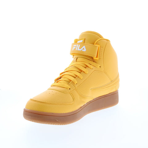 Fila A-High Gum 1BM01765-765 Mens Yellow Synthetic Lifestyle Sneakers Shoes