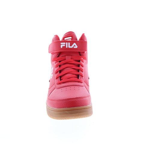 Fila A-High Gum 1BM01765-946 Mens Red Leather Lifestyle Sneakers Shoes