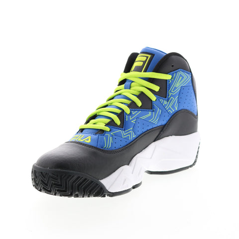Fila MB 1BM01794-405 Mens Black Leather Lace Up Lifestyle Sneakers Shoes