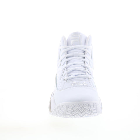 Fila MB 1BM01833-101 Mens White Leather Athletic Basketball Shoes
