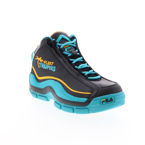 Fila Grant Hill 2 X Semi Pro Mens Black Leather Lifestyle Sneakers Shoes