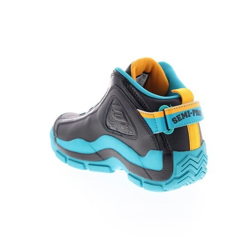 Fila Grant Hill 2 X Semi Pro Mens Black Leather Lifestyle Sneakers Shoes