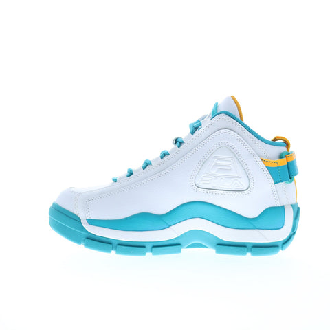 Fila Grant Hill 2 X Semi Pro Mens White Leather Athletic Basketball Shoes