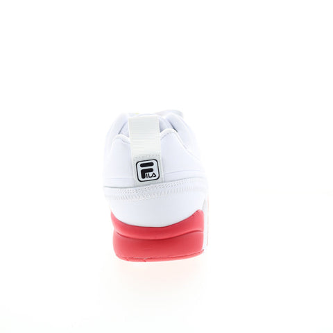 Fila Casim 1BM01856-128 Mens White Leather Lace Up Lifestyle Sneakers Shoes