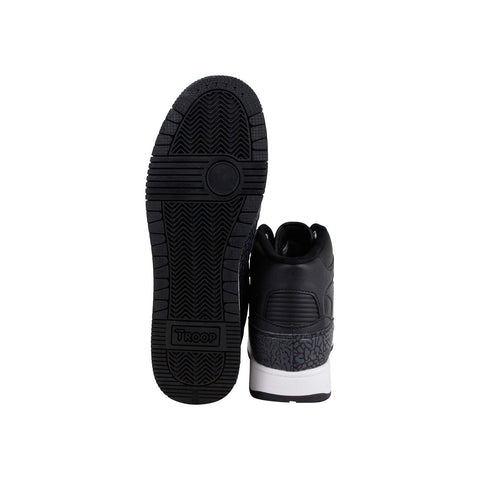 World Of Troop Destroyer 1CM00073-052 Mens Black Casual High Top Sneakers Shoes