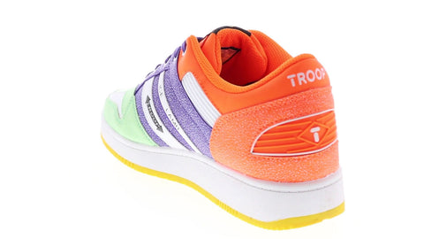 World Of Troop Ice Lamb Mens Orange Synthetic Lace Up Lifestyle Sneakers Shoes