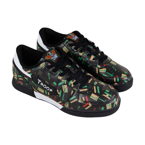 Supra Skytop Mens Black Suede Athletic Lace Up Skate Shoes