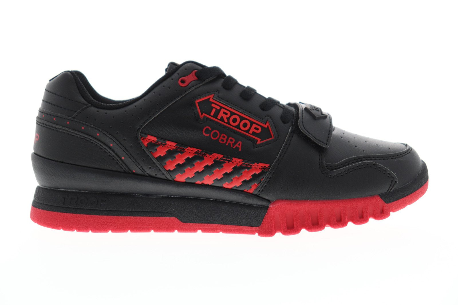 World Of Troop Cobra 1CM00393-030 Mens Black Casual Lifestyle Sneakers