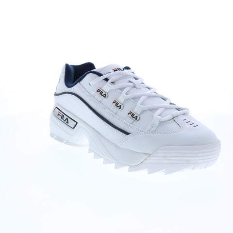 Fila Hometown 1CM00408-125 Mens White Leather Lifestyle Sneakers Shoes